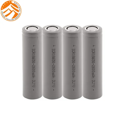 IEC 62133 Li-ion-cilinder hoge temperatuur lithiumbatterie 18650 3.7v 2600mah 5