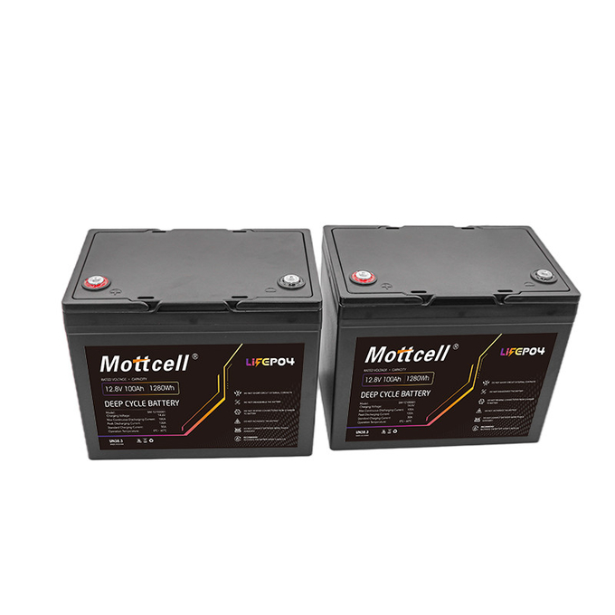 Langdurige 12V Lithiumbatterij 100Ah Li-ionbatterij 11kg Gewicht 1