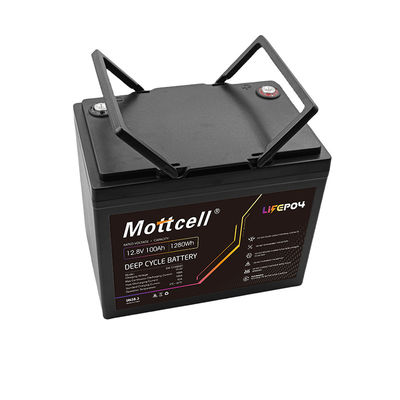 Lange levensduur 12V LiFePO4 batterij module Capaciteit 100Ah Lichte ABS/PVC behuizing