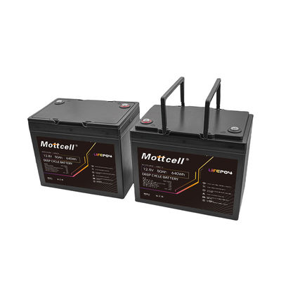 IP67 Beschermd 50A 12V Lifepo4 Batterij M8 Terminal 640Wh Capaciteit / 3000-5000 Cycle Span