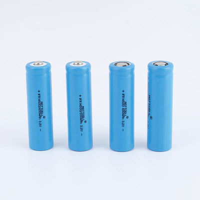 14500 3,2 V oplaadbare cilinder lithiumbatterie AA Grootte 600mAh 500mAh