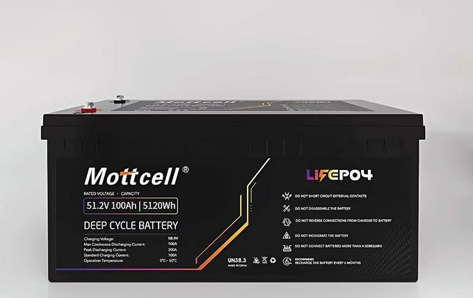 LiFePO4 industriële lithiumbatterij 48V 100Ah voor elektrische vorkheftrucks en zonne-energie 3